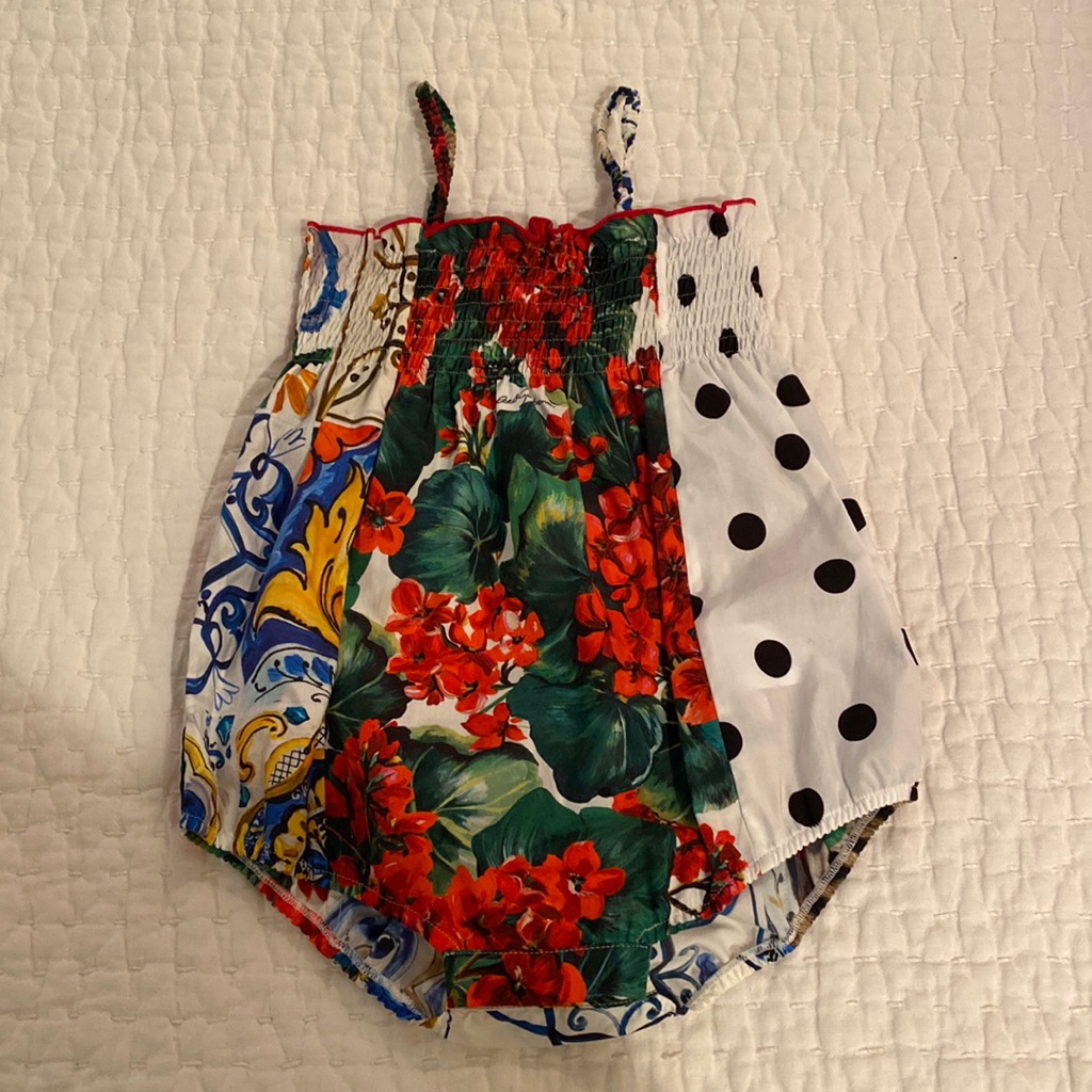 Nwt Dolce & Gabbana Flash Bubble Romper (12-18m)